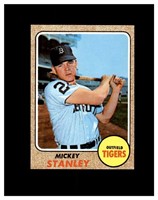 1968 Topps #129 Mickey Stanley EX to EX-MT+