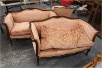 Pair French Love Seats