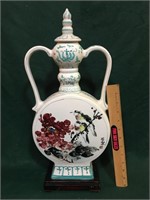 Oriental decorative urn.