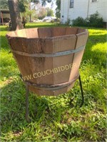 Wood Planter & stand
