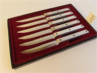 Set of 6 Rada Cutlery Steak Knives, Stainless,