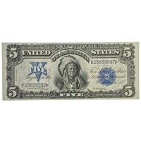 FR. 274 1899 $5 CHIEFSILVER CERTIFICATE AU