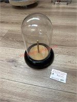 Glass Dome Display for Dolls or Clocks