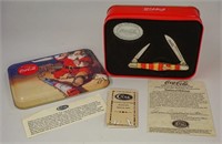 Case XX Coca Cola knife and tin set