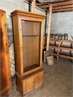 Vintage Wooden Gun Cabinet