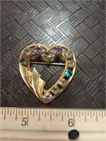Catamore Gold Filled Brooch