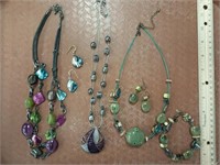 Necklace& Earrings Sets 3 & Bracelet