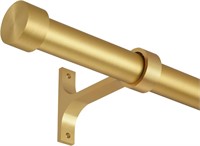 Lwiiom Warm Gold Curtain Rods - 2 PACK