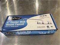 New Krowne 8” Center Wall Mount Faucet