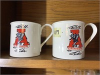 2 Alabama Crimson Tide Coffee Mugs