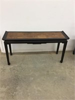 Ethan Allen Sofa Table Oriental Style 55W x 17D x