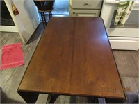 24" x 36"Antique Table ,24 X 52' with Flaps up