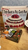 Cake pan and Thermometer