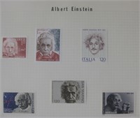 Albert Einstein Collectors Postage Stamps
