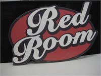 33" x 49" 'Red Room' Board & Styrofoam Sign