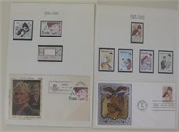 1880 - 1968 Helen Keller Theme Stamps