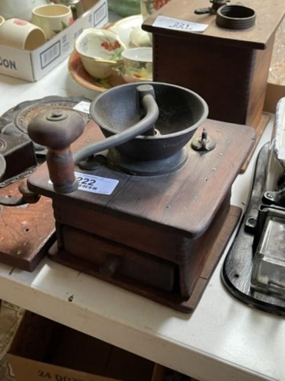 Wood Box Coffee Grinder