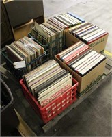 (6) Milk Crates of Vinyl Record Albums