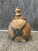 Old Painted Wood Canteen