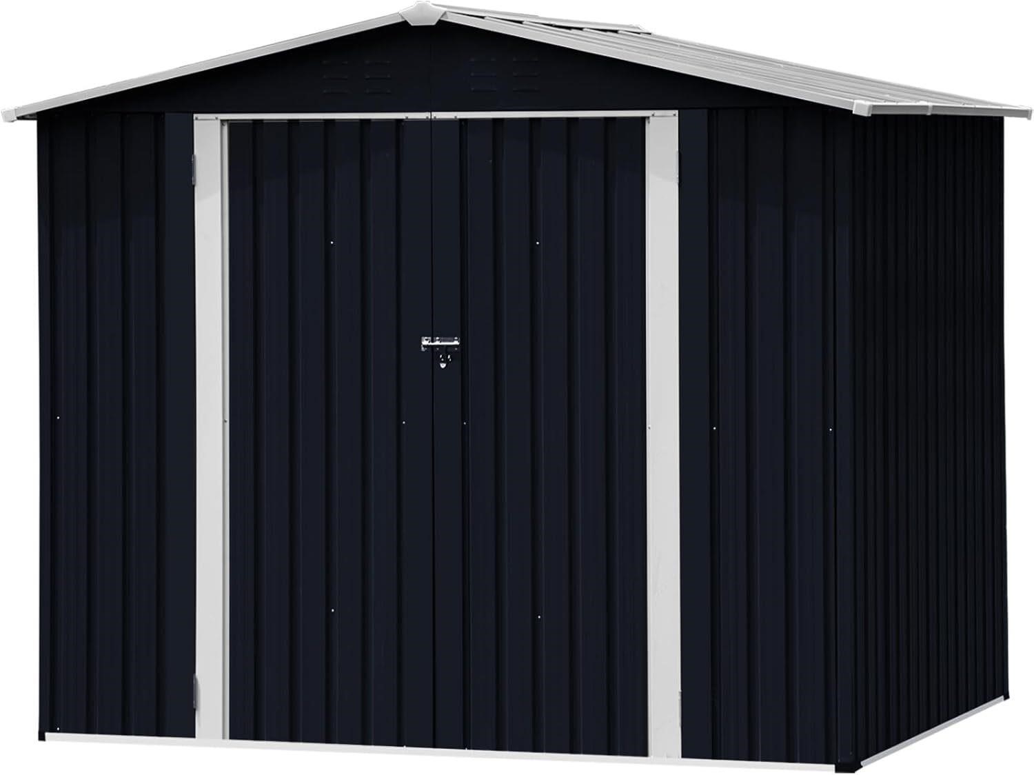 7' x 4.2' Outdoor Storage Shed  Metal Shed