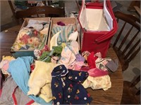 Doll Clothes, Blankets, Case, Diaper Bag