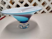 Glass Murano Style Bowl