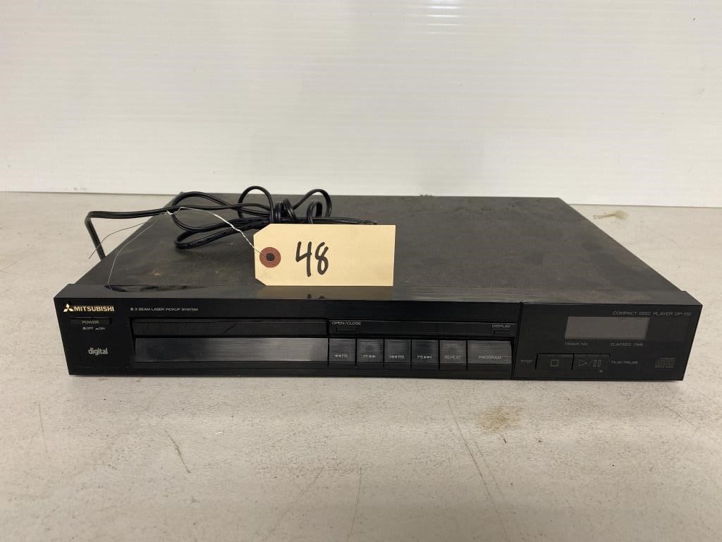 Mitsubishi compact disc player (works)