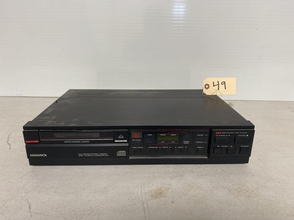 Magnavox compact disc player