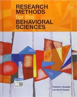 Research Methods for the Behavioral Sciences