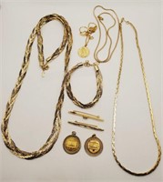 (JL) Goldtone Necklaces, Bracelet and more