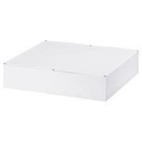 5 Transparant Pop Up Storage Boxes 12" x 20" x 5"