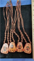 Wooden Necklace Lot