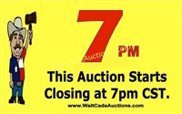 Auction Begins to Close