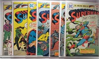 Comics - DC Superman (9 books) - Mid Grades
