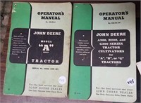 John Deere manuals, Model A tractor