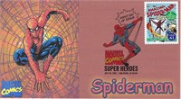 Spider-Man first day cover
