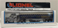 Lionel tractor and gravel truck 12785