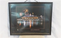 Vintage 1988 Framed Celebrate Cincinnati Posters