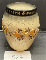 Faith/Family/Friends country pottery