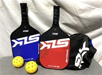 Slk Pickleball Set (pre-owned, Zipper On Case