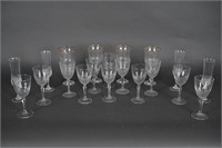 Vintage Crystal Wine/Champagne Stemware