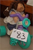 Cabbage Patch Doll & Tricycle