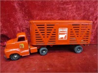 Buckeye pressed steel livestock truck & trailer.