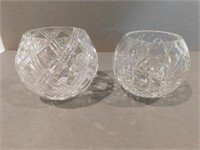 Crystal Rose Bowls