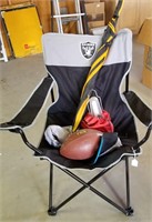 Raiders Folding Chair And Misc