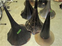 (4) Phonograph Horns