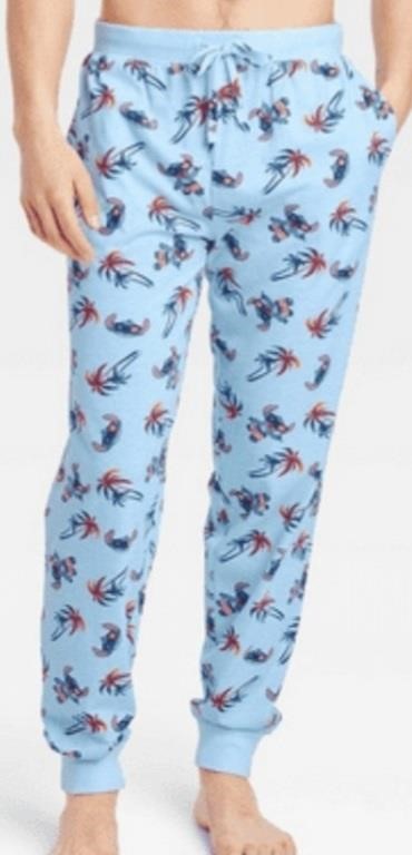 NEW Disney Stitch Men's Americana Pajama Pants - L