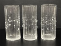 3 Iittala Finland Tapio Wirkkala Mesi Tumblers