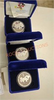 Mickey mouse commemorative silver coins