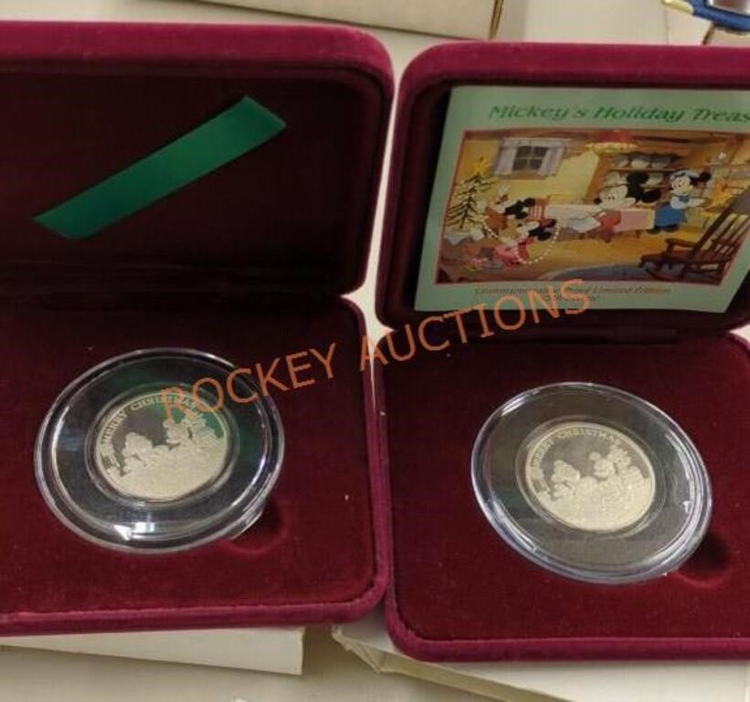 Mickey's holiday treasures commemorative proof